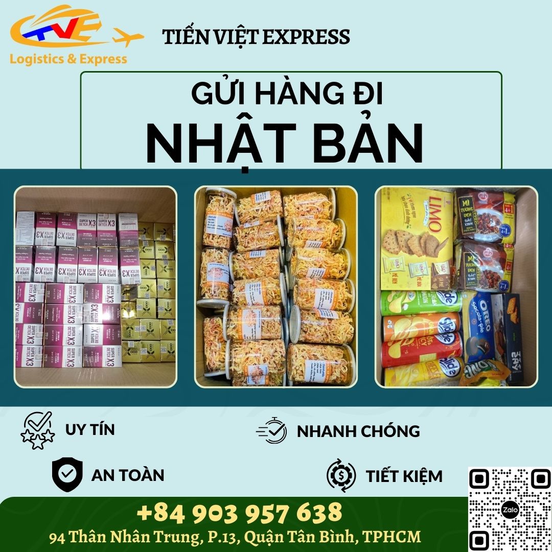 Gửi hàng đi Nhật Bản  - Tiến Việt Express